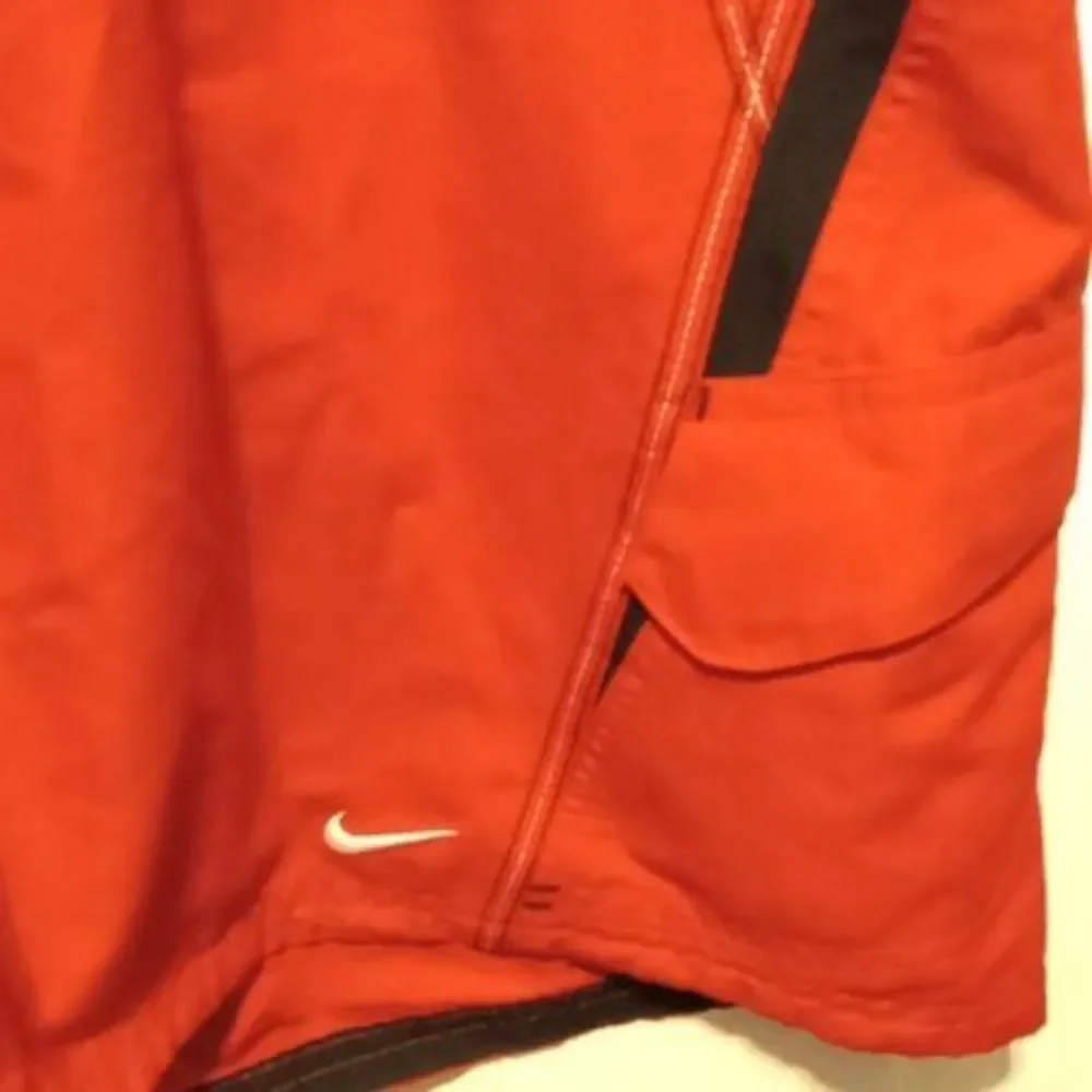 Nike Red & Black Drawstring Swim Trunks Men's Size XL‎